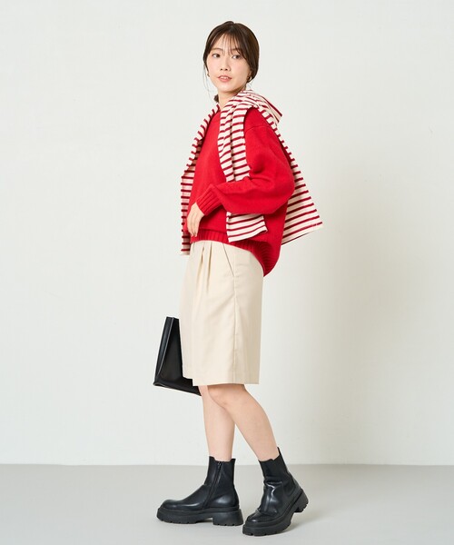 FREAK'S STORE スラックス パンツ 限定展開 2タック ショート