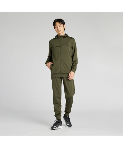 PUMA メンズ　 トレーニングフリースフーデット　パーカー&パンツ　Lサイズ PUMA パーカー プーマ メンズ トレーニング ジャケット