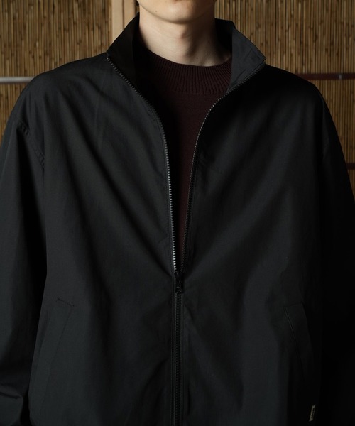 WITH OR WITHOUT ブルゾン アウター Stand Zipup Silk Blouson