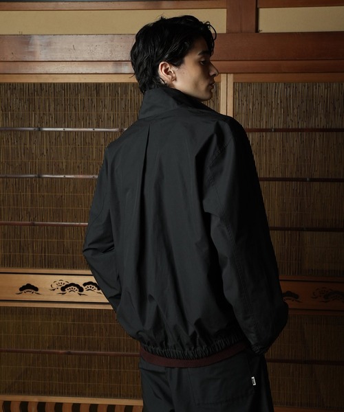 WITH OR WITHOUT ブルゾン アウター Stand Zipup Silk Blouson