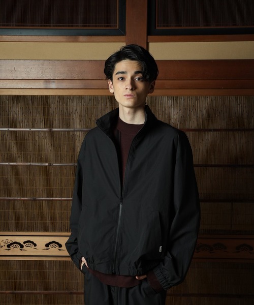 WITH OR WITHOUT ブルゾン アウター Stand Zipup Silk Blouson