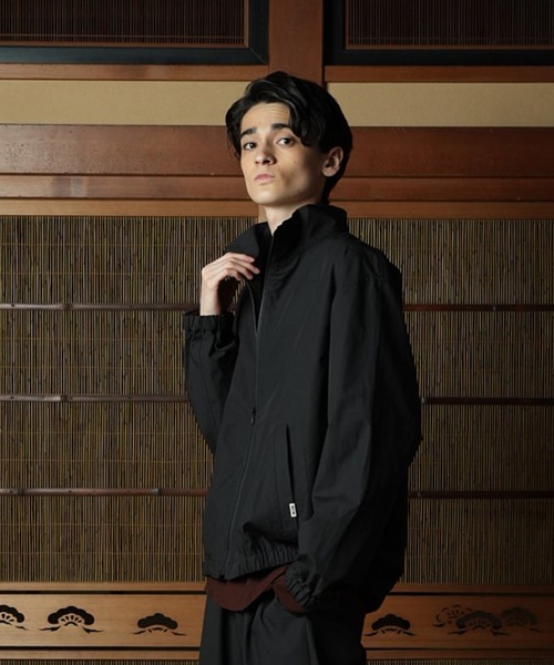 WITH OR WITHOUT ブルゾン アウター Stand Zipup Silk Blouson