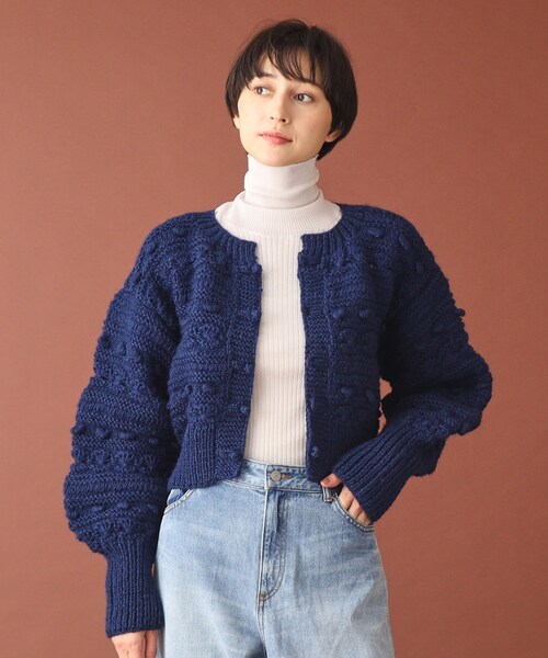 【別注】＜Pheeta＞Clara ショート ニット カーディガン Pheeta（フィータ） カーディガン 「Pheeta」Clara ショートスリーブ