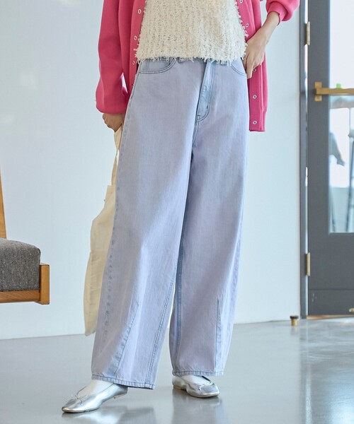 coen（コーエン） ワイドパンツ ジーンズ デニム デニムパンツ 「春