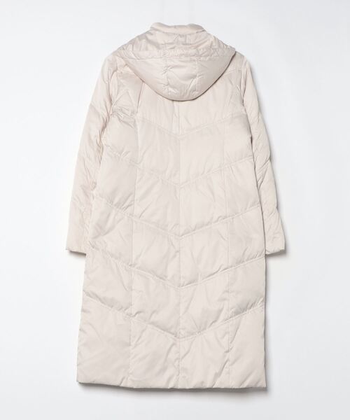 「Rue de B」 ダウンコート 2 ベージュ レディース_画像2