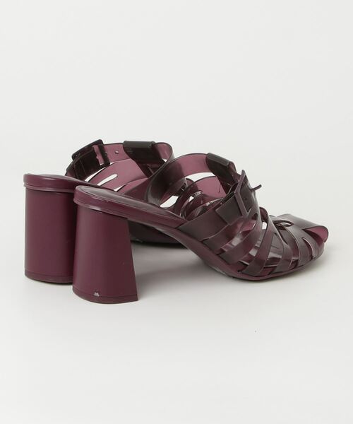 「charles&keith」 ミュール 39 パープル レディース_画像2