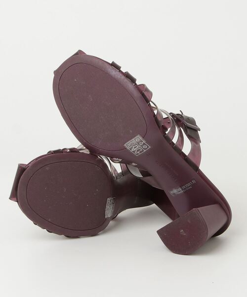「charles&keith」 ミュール 39 パープル レディース_画像3
