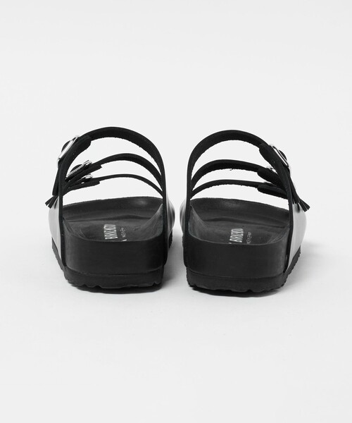 美品　ビルケンシュトック　フロリダ　25㎝　黒　ストラップ　レザー　サンダル BIRKENSTOCK サンダル 「別注」「BIRKENSTOCK」FLORIDA