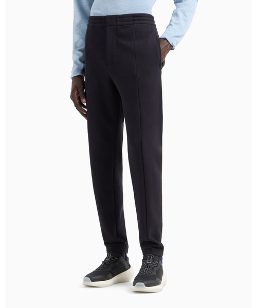 EMPORIO ARMANI セットアップ ストライプ バギースラックス