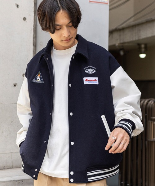 RAGEBLUE（レイジブルー） スタジャン LARGE ネイビー メンズ