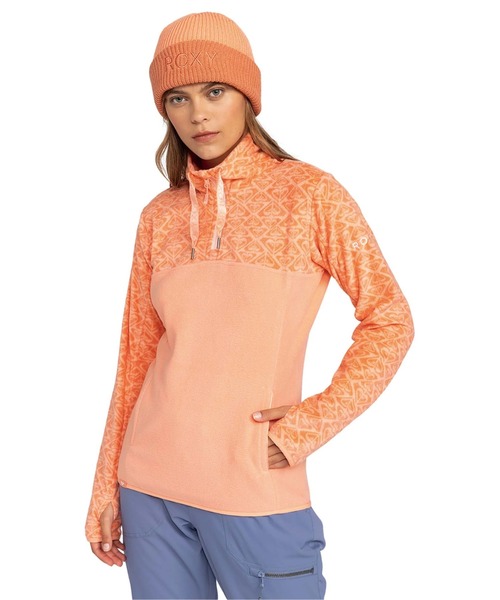 トレーナー スウェット SAYNA HALF ZIP /ロキシーハーフジップスノーレイヤー レディース ROXY トレーナー スウェット SAYNA HALF ZIP /ロキシーハーフ
