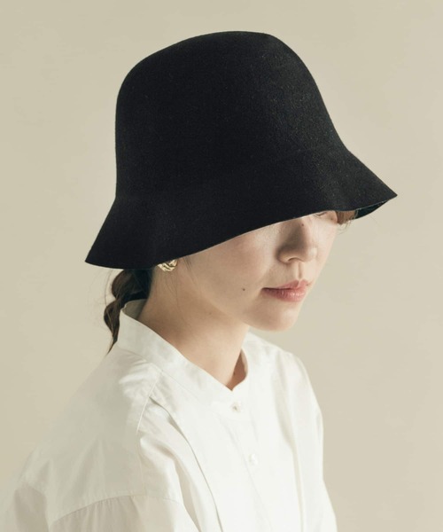 「SMELLY」 ハット - ブラック レディース_画像2