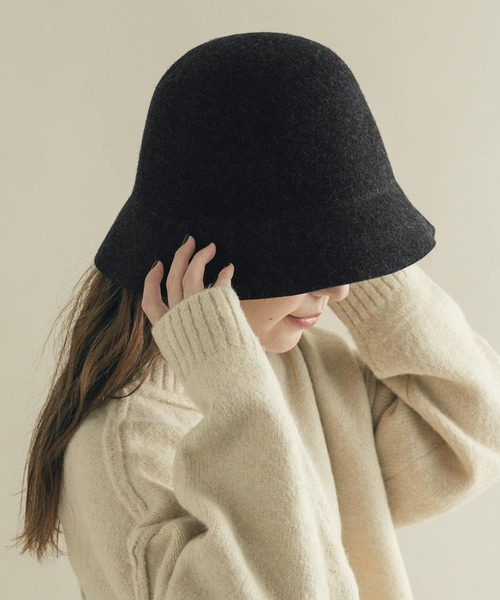 「SMELLY」 ハット - ブラック レディース_画像6