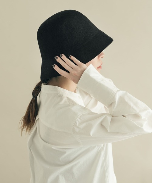 「SMELLY」 ハット - ブラック レディース_画像7