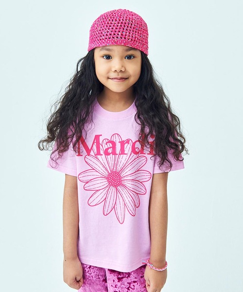 Mardi Mercer キッズ用Tシャツ Mardi Mercredi tシャツ KIDS TSHIRT FLOWERMARDI キッズ 子供服