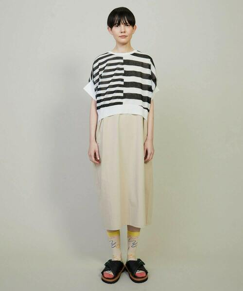 フラボア（FRAPBOIS）/シアーボーダー ワンピース FRAPBOIS（フラボア） ワンピース シアーボーダー ワンピース