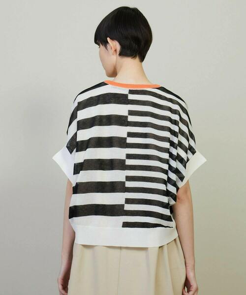 FRAPBOIS（フラボア） ワンピース シアーボーダー ワンピース