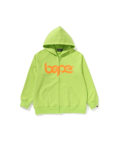bape kids パーカー A BATHING APE パーカー SHARK BAPE EMBLEM DENIM JACKET PRINT