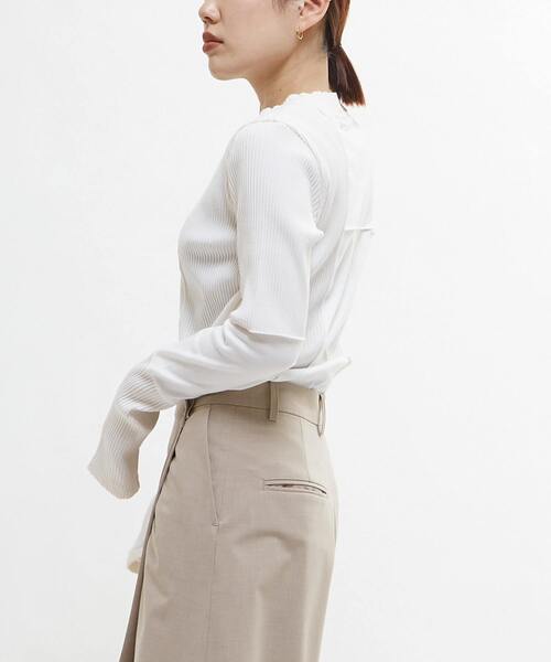 tシャツ 「HL」PATCHWORK RIB TOPS レディース