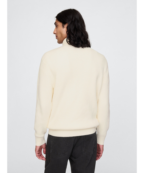 「GAP」 タートルネックニット X-SMALL ネイビー メンズ_画像2