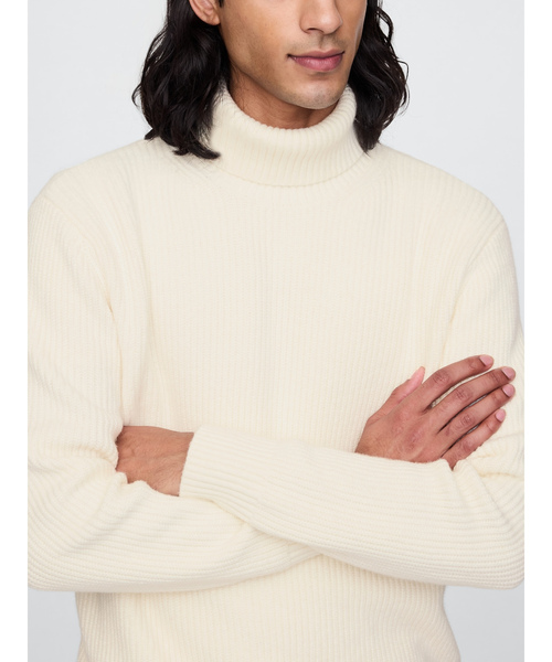 「GAP」 タートルネックニット X-SMALL ネイビー メンズ_画像8