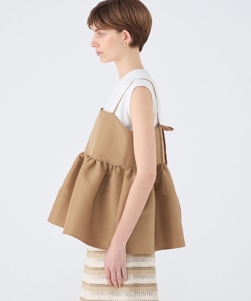 キャミソール 「Htage」パッチワークレースキャミソール