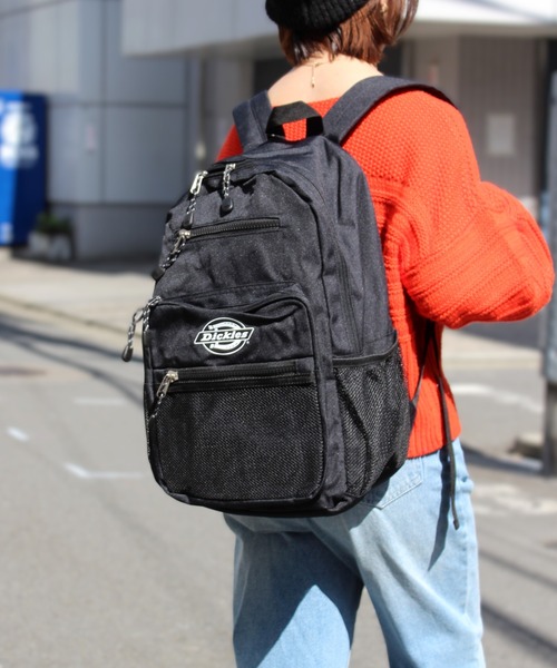 Dī0r ブラック リュック バックパック Dickies（ディッキーズ） デイバック リュック レディース メンズ