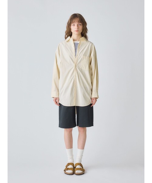 ブラウス シャツ MidiUmi SOIL ビッグシャツ レディース MidiUmi ブラウス シャツ SOIL ビッグシャツ レディース