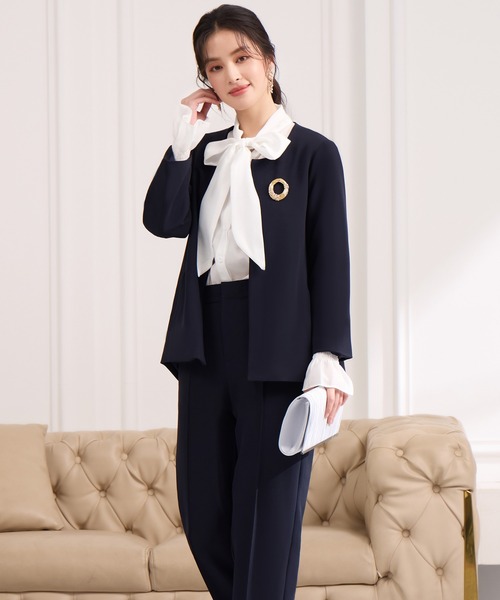 DRESS+（ドレスプラス） パンツドレス セットアップ パンツドレス