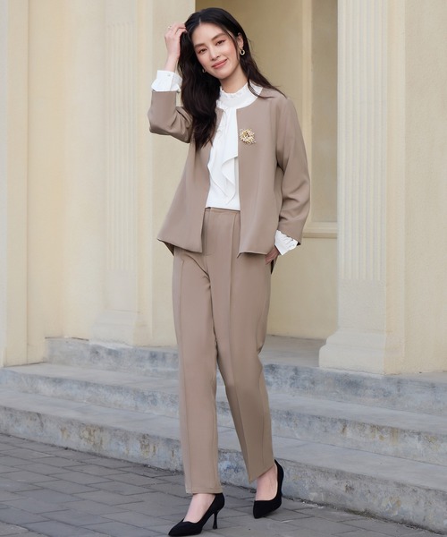 DRESS+（ドレスプラス） パンツドレス セットアップ パンツドレス