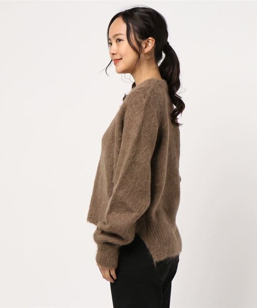 「ZUCCa」 長袖ニット M size パープル レディース_画像3