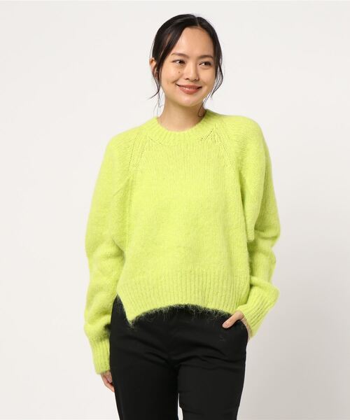 「ZUCCa」 長袖ニット M size パープル レディース_画像4