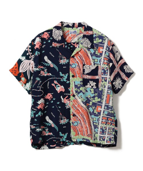【別注】BEAMS×SUN SURF クレイジーアロハシャツ Mサイズ BEAMS（ビームス）【別注】SUN SURF / クレイジー アロハシャツ