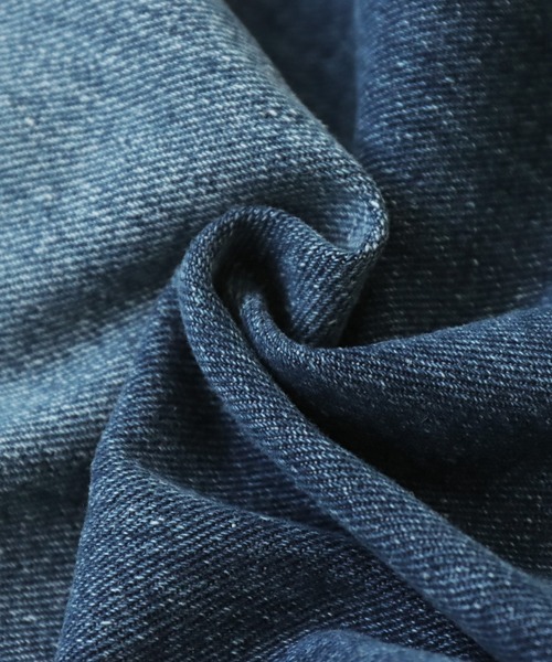 [antiqua] обработка Denim брюки M кобальт голубой женский 