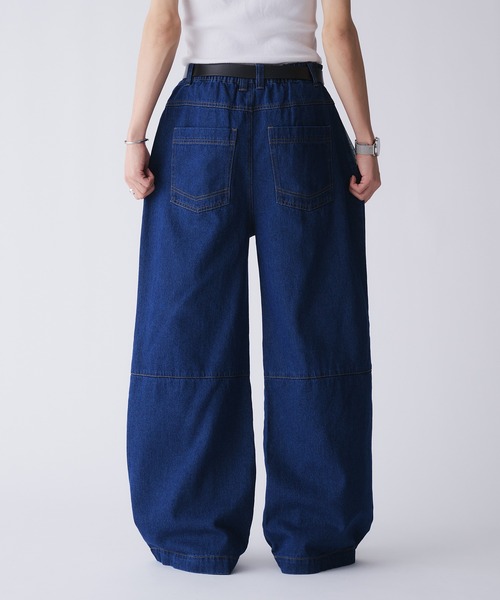 TOMWOOD トムウッド　バギーデニムパンツ　ワイドデニム　フレア TOM WOOD（トムウッド）の「TOM WOOD / デニムワイドパンツ