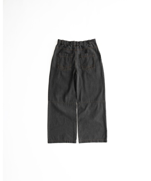 Adoon plain ジーンズ 2-TUCK DART WIDE DENIM PANTS / 2タック