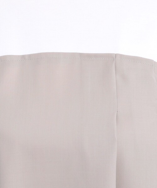 【夏SALE／UVカット／接触冷感／マシンウォッシュ可能】レイヤード風ジャージブラウス Reflect｜【夏SALE/UVカット/接触冷感/マシンウォッシュ可能