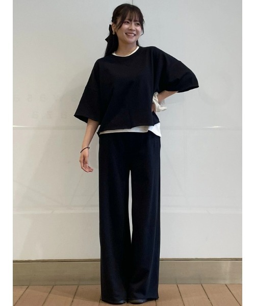 GAP トレーナー スウェット フレンチテリー クロップド 裾ロール