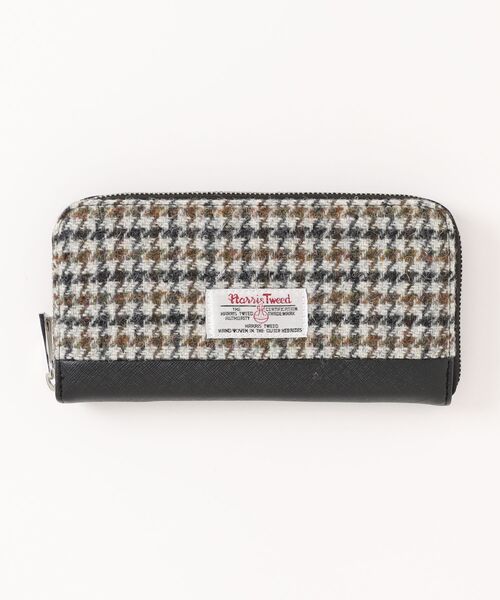 ツイード 長財布 黒 Amazon.co.jp: [ハリスツイード] HarrisTweed 長財布 レディース