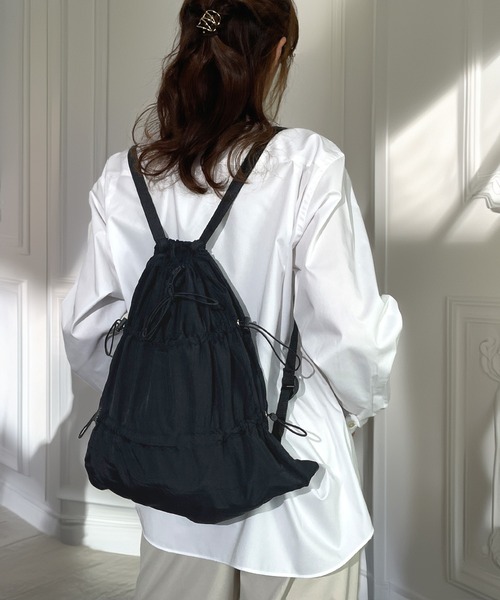 Candlestick デイバック リュック 巾着 ナップサック ドロスト