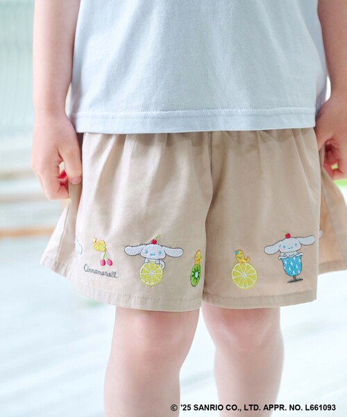 ANY（エニィ） パンツ 「any FAM ×サンリオキャラクターズ」裾刺繍