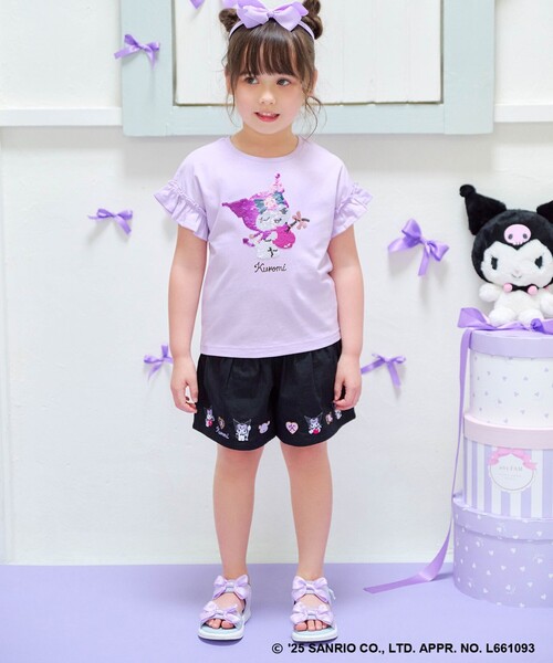 ANY（エニィ） パンツ 「any FAM ×サンリオキャラクターズ」裾刺繍