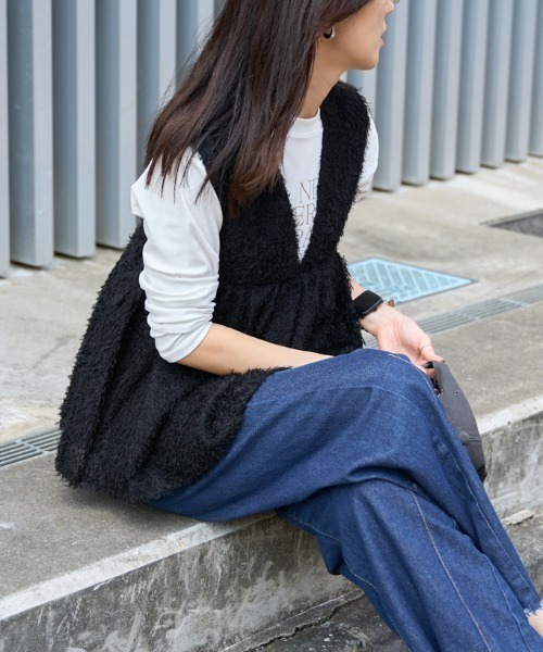 FORMAL／ヘリンボーン柄リバーシブルジレ　ベスト AOYAMA 【洋服の青山】リバーシブル ベスト ジレ メンズ 春夏秋冬