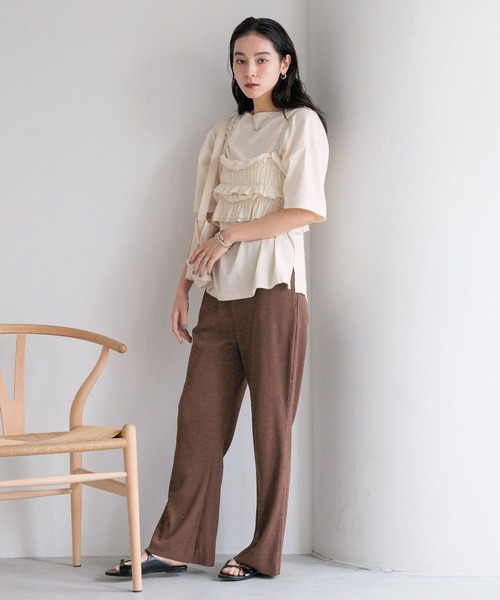LOWRYSFARM フリルビスチェ LOWRYS FARM｜フリルビスチェセットTEE | Rakuten Fashion(楽天