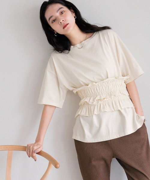 LOWRYS FARM tシャツ フリルビスチェセットTEE 571415