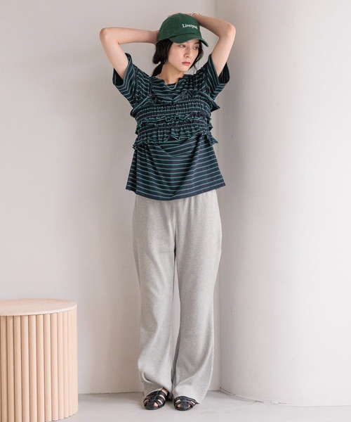 LOWRYS FARM（ローリーズファーム） tシャツ フリルビスチェセット