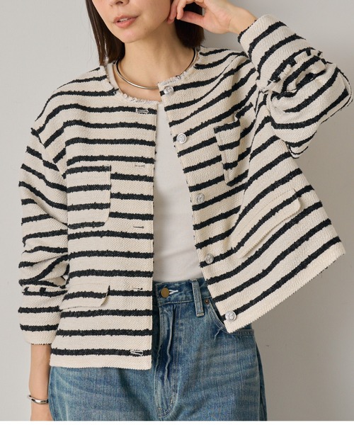 Loungedress ベスト ジレ ツイードジャケット レディース