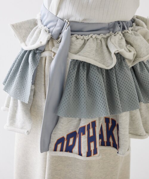 palesop ♡ スウェット フリル ミニスカート Sweat Frill Mini Skirt/スウェットフリルミニスカート