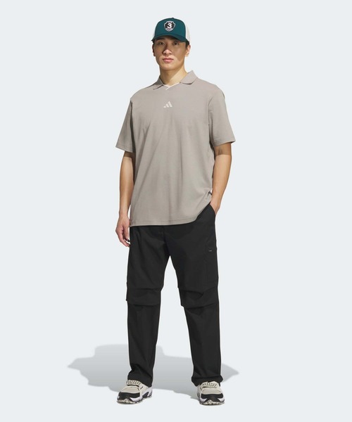 adidas ポロシャツ ビヨンド ザ コース ツイストニット
