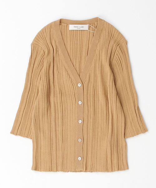 Demi-Luxe カーディガン Demi-Luxe BEAMS Demi-Luxe BEAMS Nylon Short Cardigan (Tops